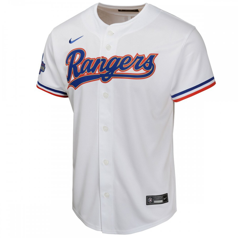 Max Scherzer Texas Rangers Youth 2024 Gold Collection Limited Player Jersey – White-Pro Kit Vault | Brand New 26/27 Sports Jerseys